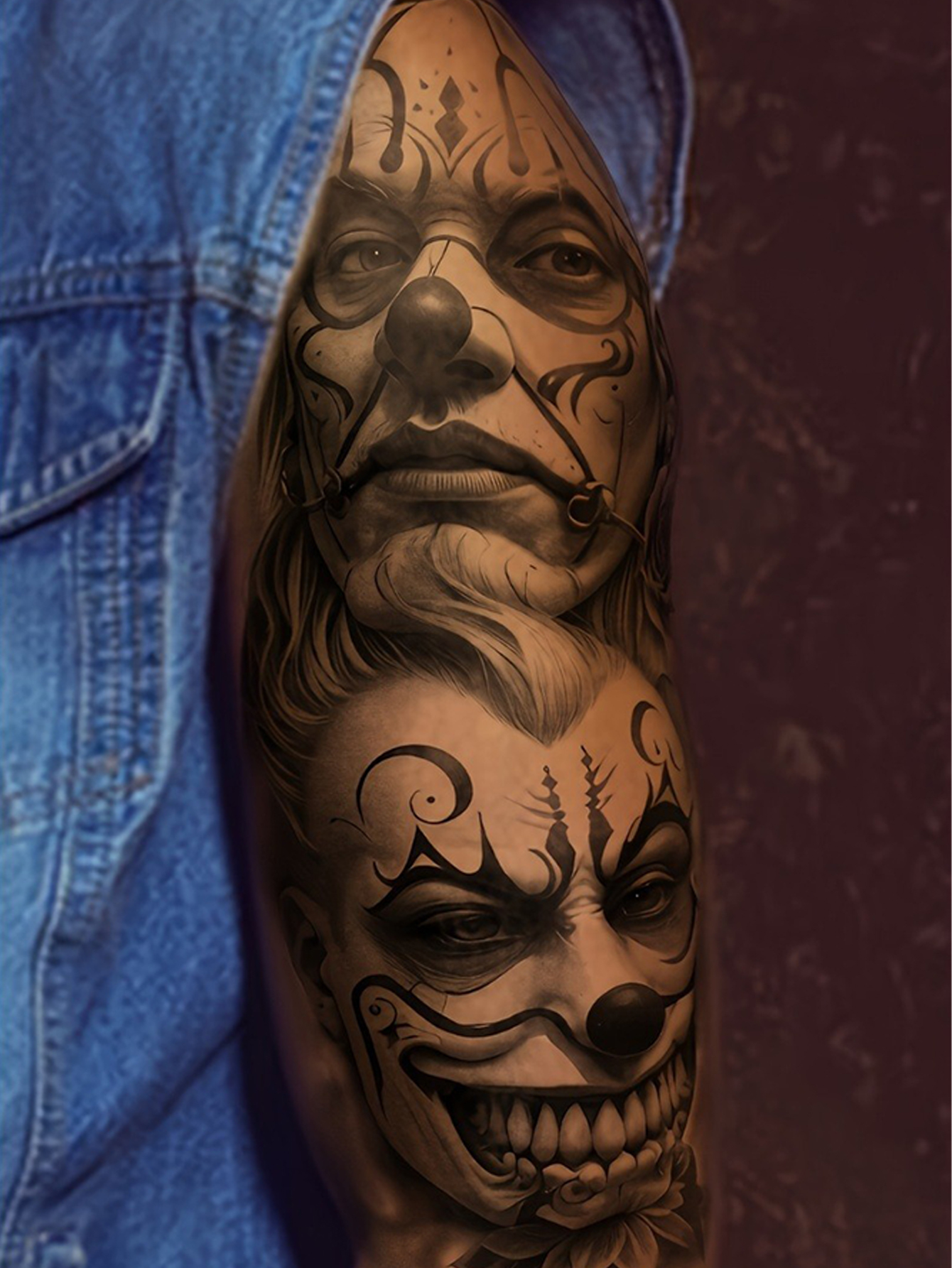 Black Gang Street Style Tattoo Sticker